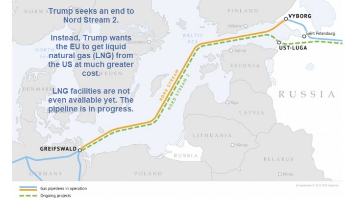 Trump Firmly In the Twilight Zone: Threatens Nord Stream 2 With Sanctions