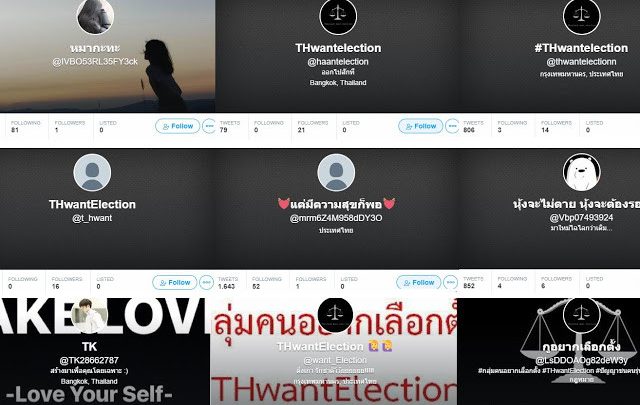 Twitter Bot Armies Target Thai Politics