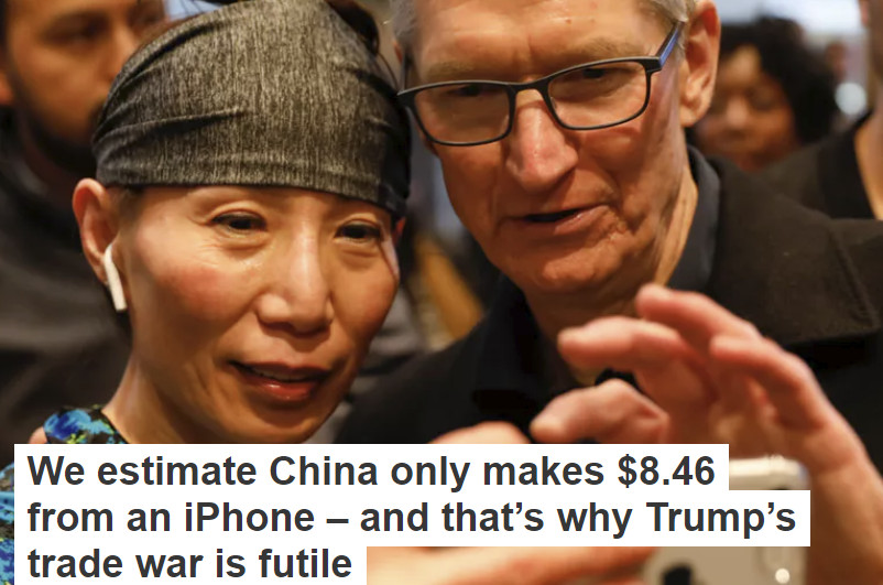 Make Trade Math Great Again, iPhone Example: Globalization in Reverse