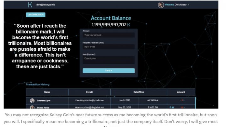 Kelsey Coin $Trillion Scam