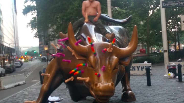 The Guy Who Put Dildos All Over the Wall Street Bull Explains Himself
