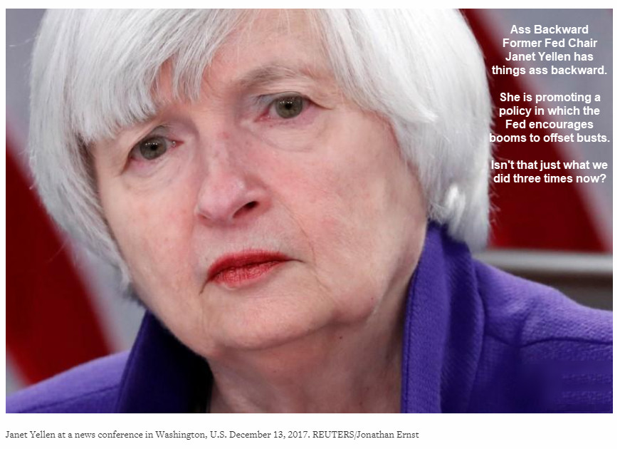 Yellen Wants Fed to Commit to Future Booms to Make Up for Busts