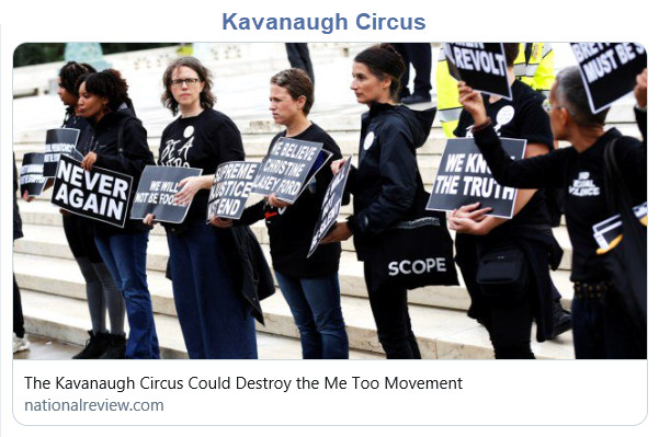 Kavanaugh Political Circus Will Damage the #MeToo Movement