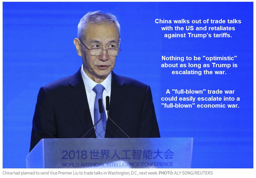 China Cancels Trade Talks, Trump Optimistic