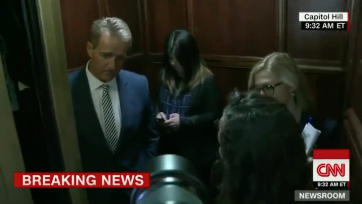 Woman Who Confronted Jeff Flake in the Elevator: ‘I Wanted Him to Feel My Rage’