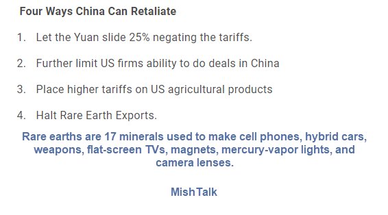 Trump Unwisely Escalates Trade War: Expect a  “Rare Earth” Response From China