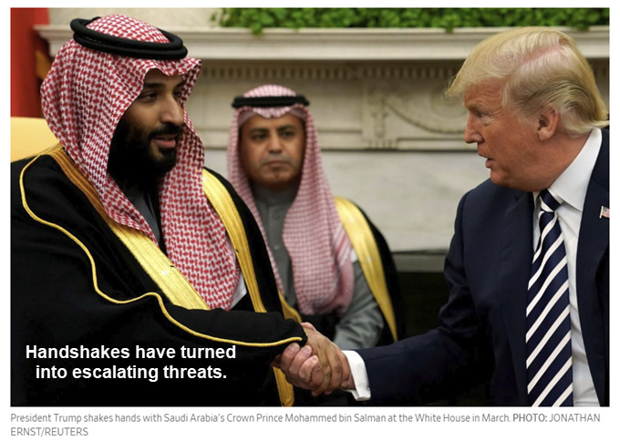 Trump, Saudi Arabia Trade “Severe Punishment” Threats Over Missing Journalist