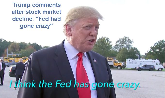 Trump Slams Fed as “Crazy”