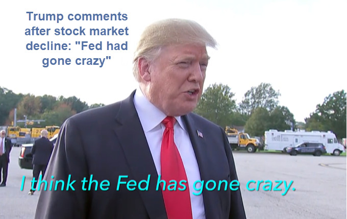 Trump Slams Fed as “Crazy”