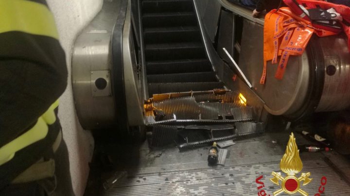 Video Shows Terrifying Escalator Accident in Rome That Injured at Least 20