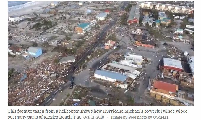 Catastrophic Destruction by Michael, Millions Without Power, Towns Destroyed