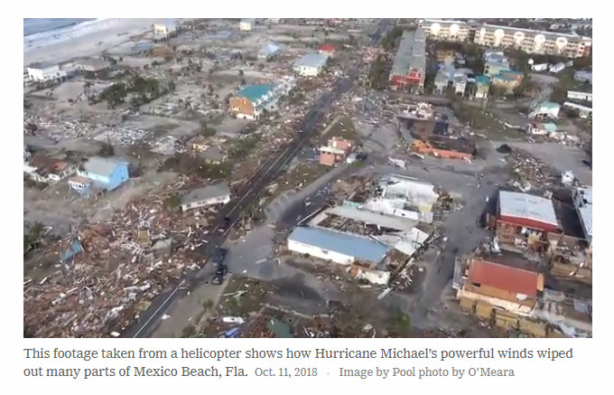 Catastrophic Destruction by Michael, Millions Without Power, Towns Destroyed