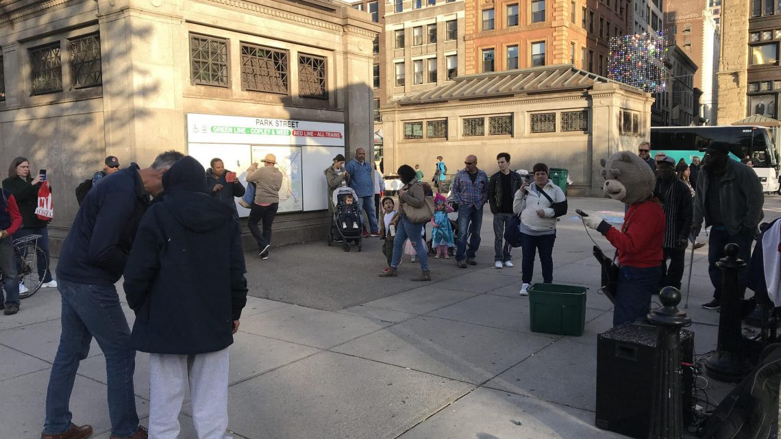 Boston’s Keytar Bear Is a Great Musician, When People Aren’t Punching Him