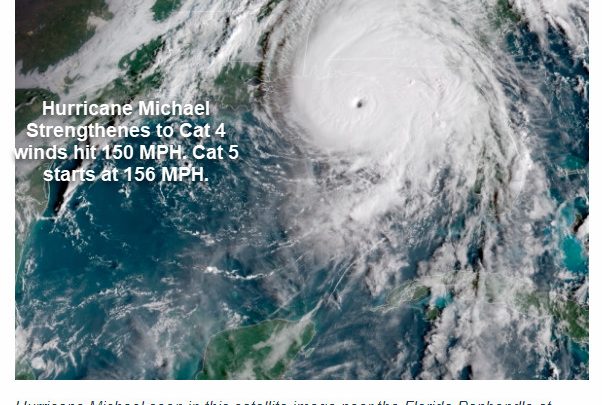 Michael Near Cat 5: “Florida Coastline Will Be Changed for Decades”