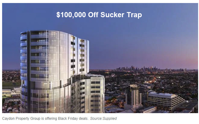 Super Black Friday Deal: Melbourne Property Developer Offers $100,000 Off