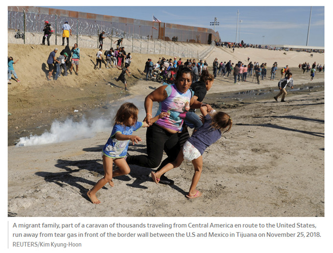 Migrants Rush Border in Tijuana, Teargas Deployed, Port of Entry Closed