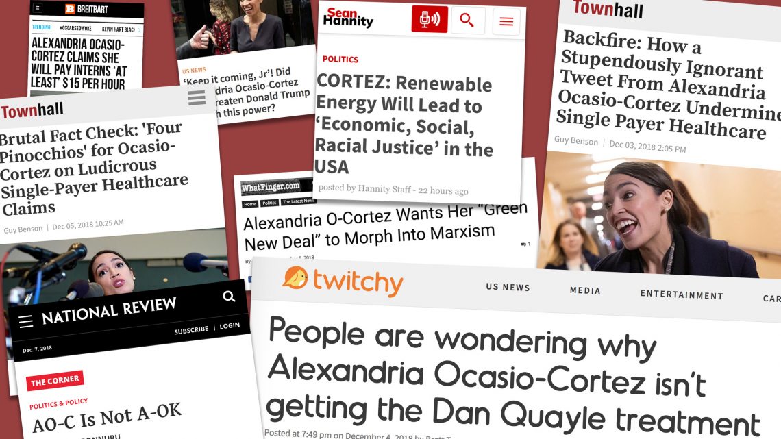 The Right-Wing Media Can’t Quit Alexandria Ocasio-Cortez