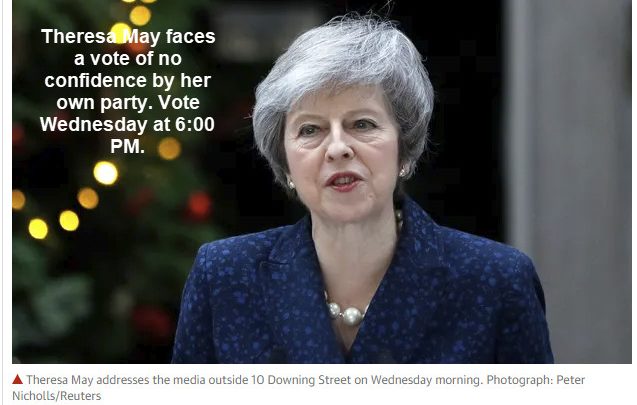 Tory MPs Trigger a Vote of No Confidence: Did May Spring a Trap on Them?