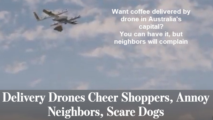 Want Hot Coffee by Drone in Minutes? You Can in Australia’s Capital