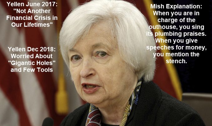 Yellen “Not Another Financial Crisis in Our Lifetimes” Warns of “Gigantic Holes”