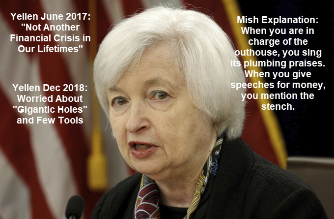 Yellen “Not Another Financial Crisis in Our Lifetimes” Warns of “Gigantic Holes”