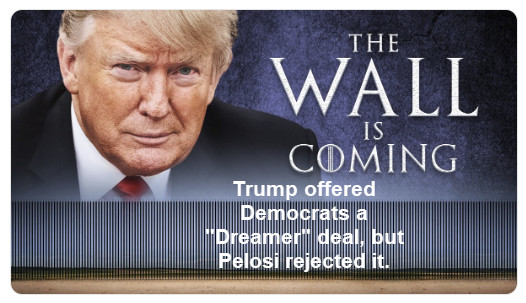 Trump Offers Democrats a Dreamer Deal in Return for the Wall