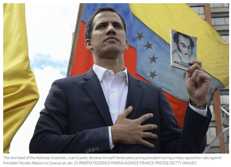 Venezuelan Opposition Leader Declares Himself Interim President: Trump Agrees