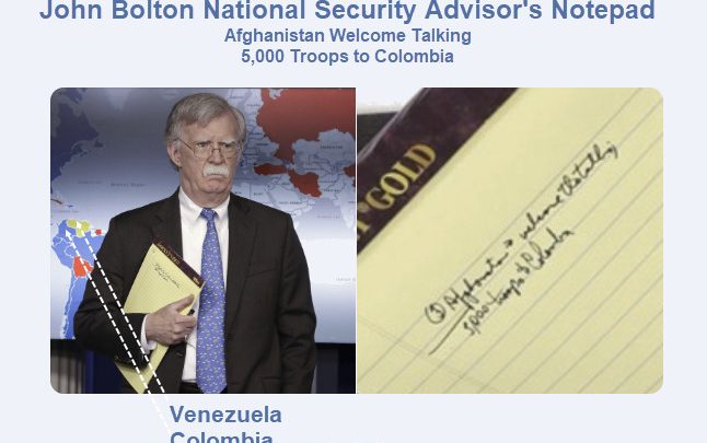 US Military Preparing Venezuela Takeover? NSA Notepad: “5000 Troops to Colombia”