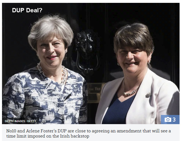 Reported DUP Deal with Theresa May Based on BIG IF