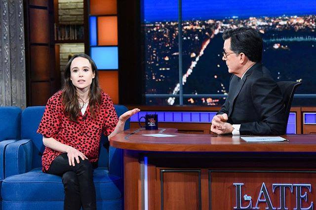 Watch Ellen Page Call Out Mike Pence’s Homophobia on ‘The Late Show’