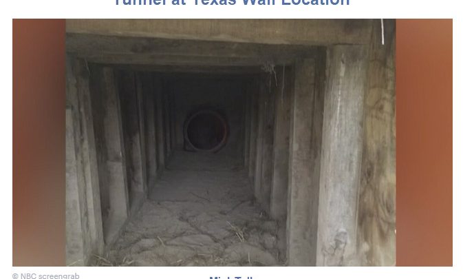 Tunnels Under Trump’s Wall Already In Progress