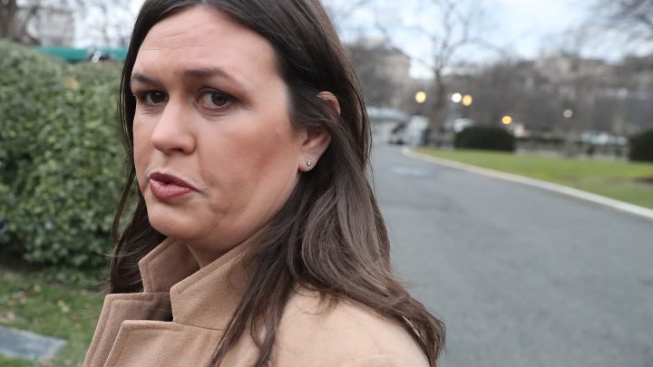 Sarah Sanders’s Latest Lie Is Somehow Her Worst