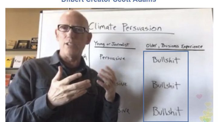 Dilbert Creator Scott Adams on Climate: “Hockey Stick is a Symbol of Lying”