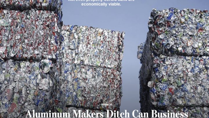 Recycling Movement Fails: China Doesn’t Want US Garbage, Not Profitable Here