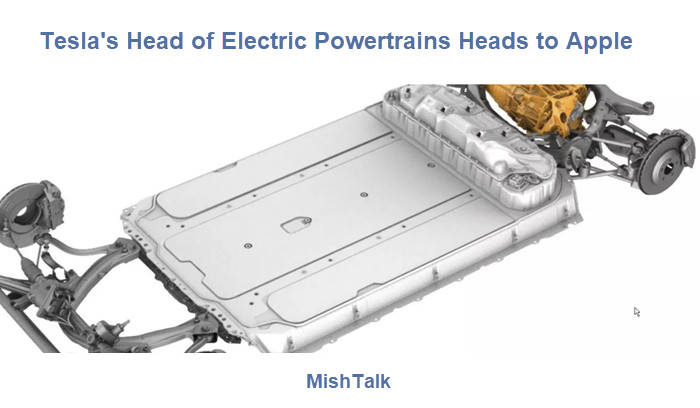 Apple’s Not So Secret Electric Car Plans:  Apple Hires Tesla’s Powertrain Head
