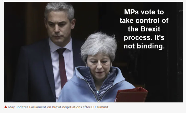 Brexit Groundhog Day # 402 (Or Whatever): MPs Attempt Brexit Process Takeover