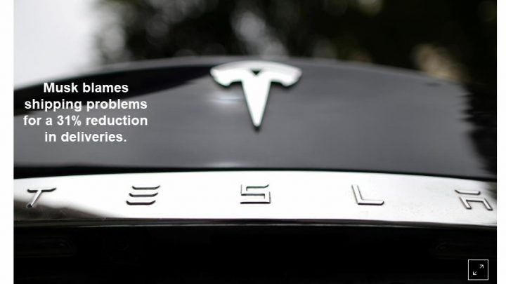 Tesla Deliveries Plunge 31 Percent, Let’s Investigate Musk’s Excuses