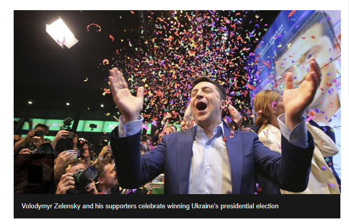Comedian Wins Ukraine Election in Landslide