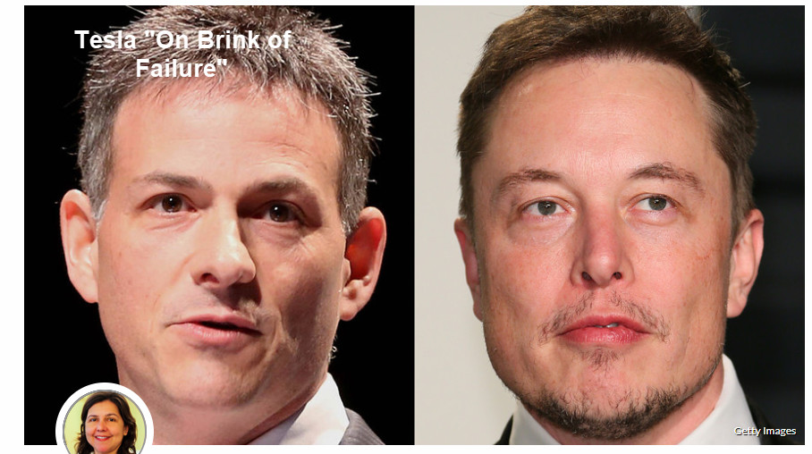 Einhorn Says Tesla Once Again “On Brink of Failure”