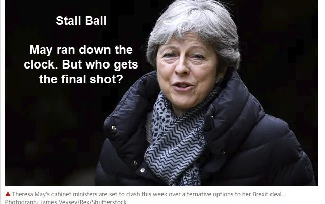 Stall Ball: Theresa May’s “Stall Ball” Nears End of Road