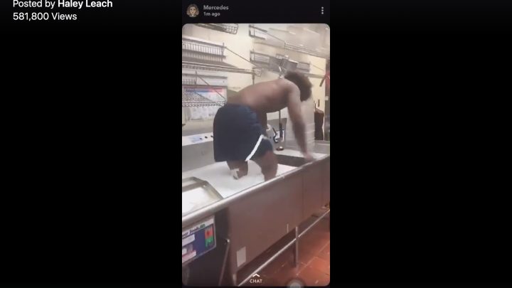 This Guy Took a Bath in a Wendy’s Sink for Some Reason