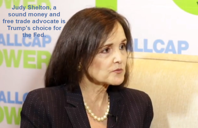 Judy Shelton, Trump’s Next Fed Choice, Favors a Gold Standard and Free Trade