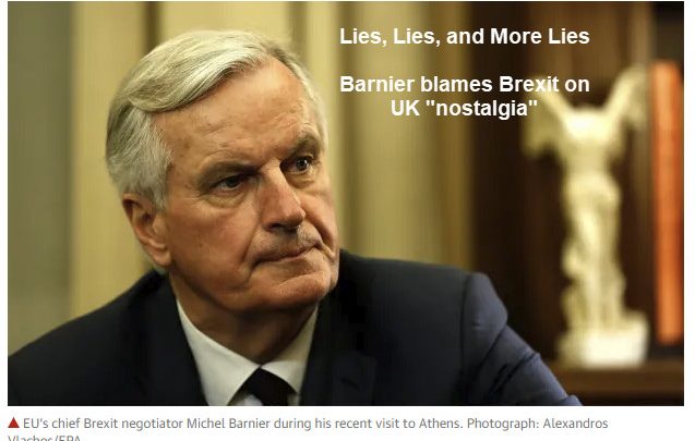 Lies, Lies, and More Lies: EU Style