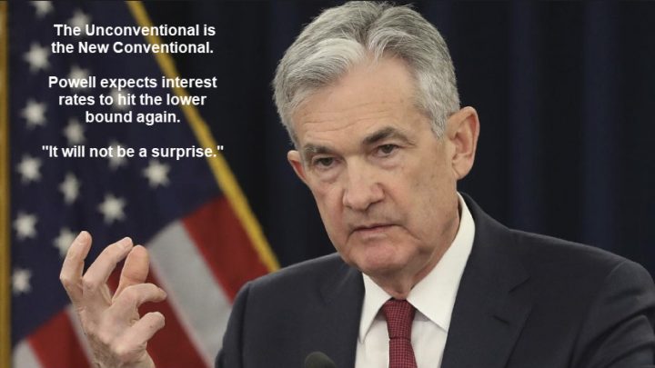Powell Ready to Cut Rates to “Effective Lower Bound” via “Conventional” Policy