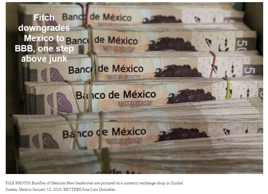 Fitch Downgrades Mexico to One Step Above Junk, Plus Trump Lies of the Day
