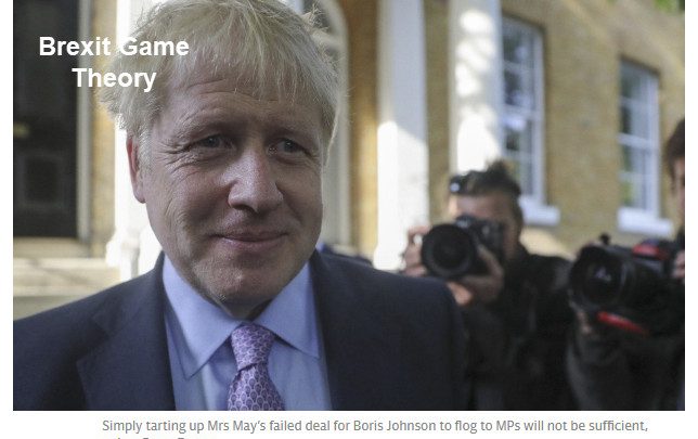 Brexit “Do or Die” Game Theory: Is Johnson Lying? Hunt? Ireland? EU?