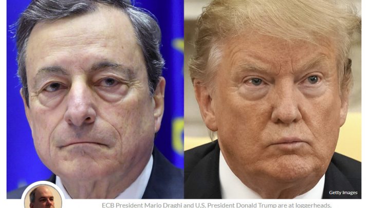 Currency Wars: ECB Hints at Rate Cuts, Trump Slams Draghi in Tweetstorm