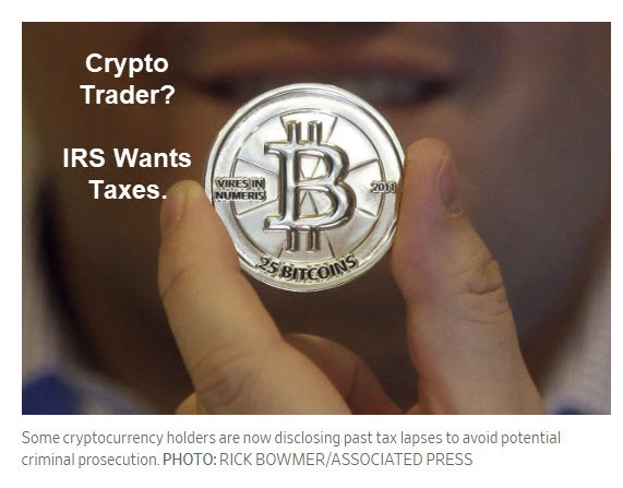 Tax Due: IRS Sends Warning Letter to 10,000 Crypto Speculators