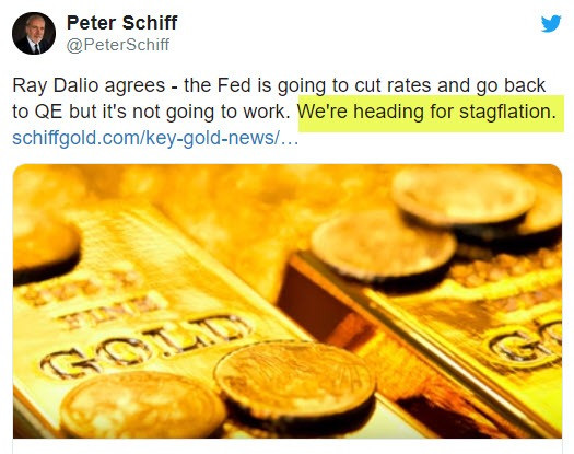 “Heading for Stagflation” says Peter Schiff: I Challenge Schiff to a Debate