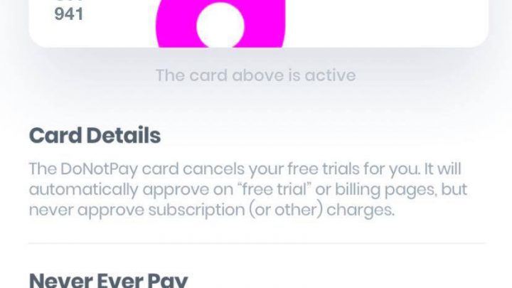 This App Uses a Burner Credit Card to Automatically Cancel Free Trials